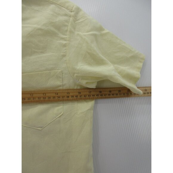 VINTAGE Sears Shirt 13.5 (XS) Student Perma Prest Ivy 60s Long Tail * - Picture 8 of 14